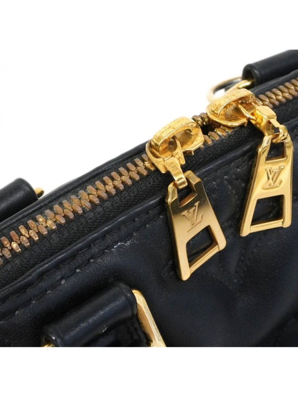 Louis Vuitton Handbag Bubble Glam Alma Soft BB Noir 2-Way - Picture 9 of 10